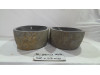 Парные раковины из речного камня 58х33х15 (RL241102A+B)