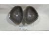 Парные раковины из речного камня 47х35х15 (RM241104A+B)