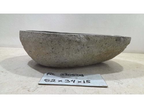 Раковина из речного камня 52х34х15 (RL230509)