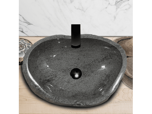 Раковина из речного камня 53х38х15 (RL230522)