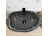 Раковина из речного камня 53х37х15 (RL230524)