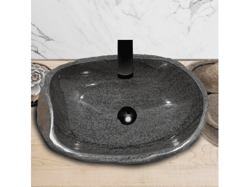 Раковина из речного камня 53х37х15 (RL230524)