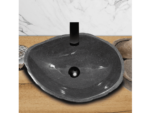 Раковина из речного камня 51х37х15 (RL230561)