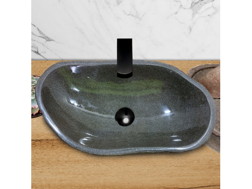 Раковина из речного камня 55х30х15 (RL230575)