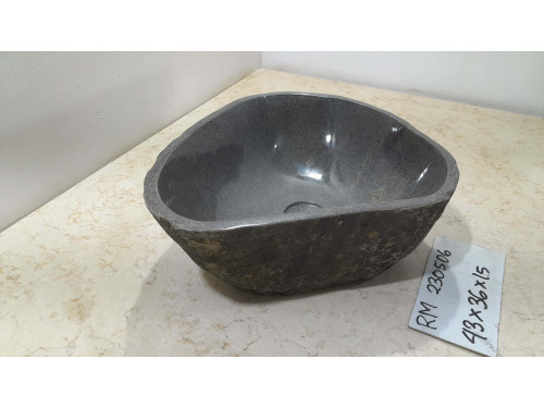 Раковина из речного камня 43х36х15 (RM230506)