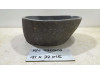 Раковина из речного камня 41х37х15 (RM230509)