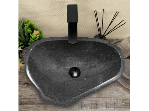 Раковина из речного камня 45х33х15 (RM230517)