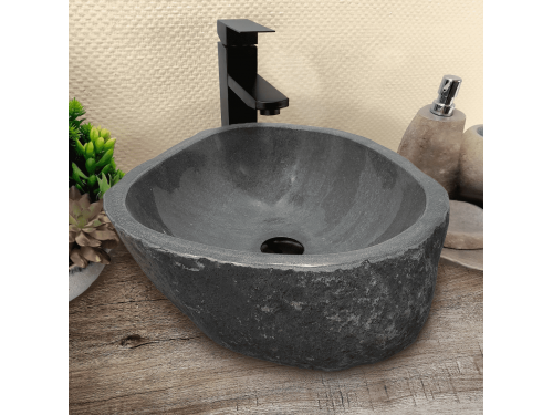 Раковина из речного камня 45х43х15-RM230550