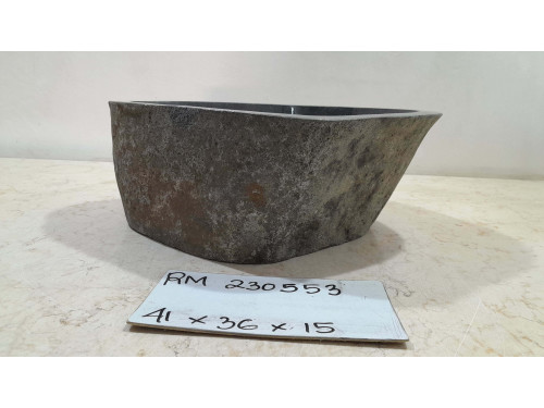 Раковина из речного камня 41х36х15 (RM230553)