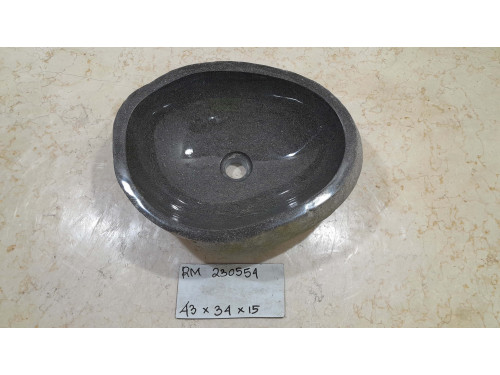 Раковина из речного камня 43х34х15 (RM230554)