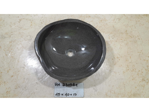 Раковина из речного камня 45х40х15 (RM230584)
