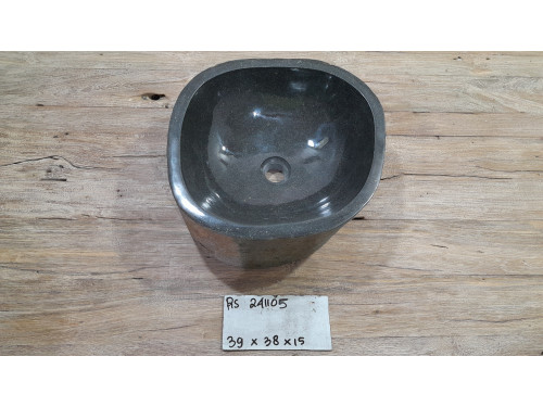 Раковина из речного камня 39х38х15 (RS241105)