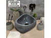 Раковина из речного камня 37х27х15 (RS241109)
